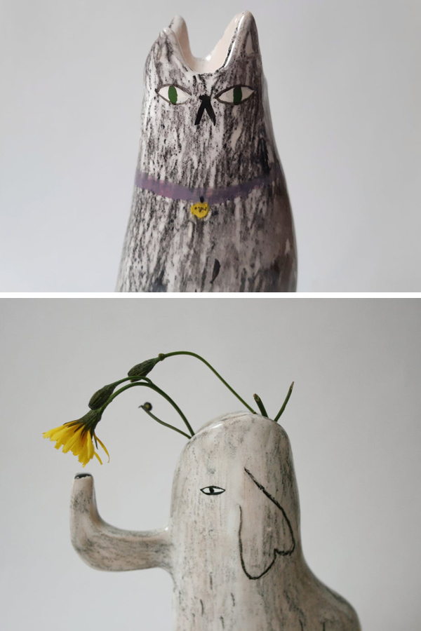 Ceramic vases