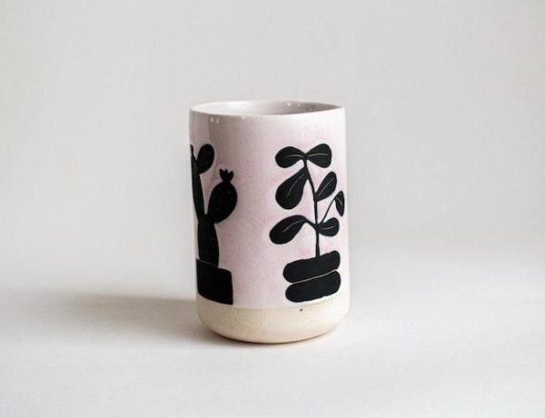 Handmade ceramic cup
