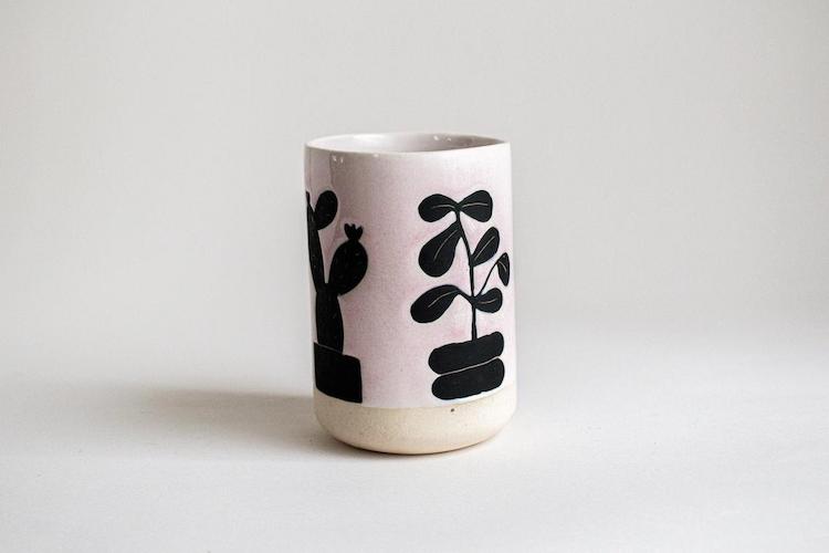 Handmade ceramic cup