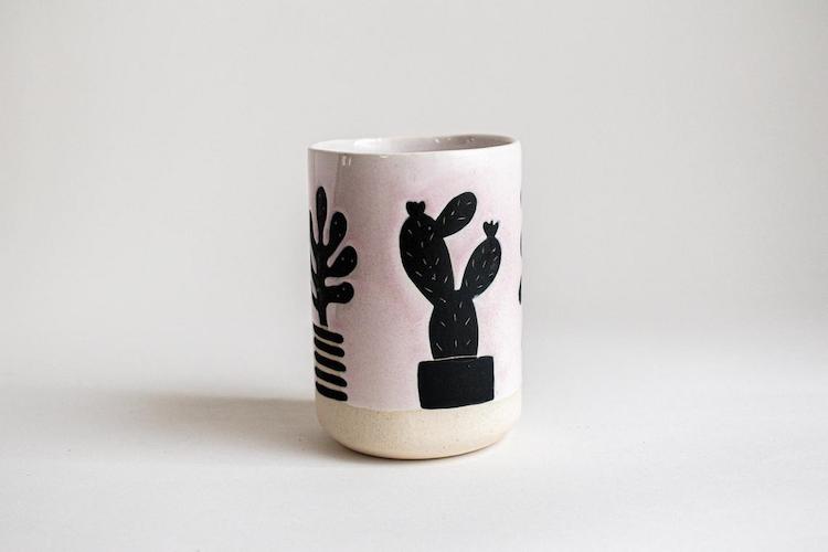 Handmade ceramic cup