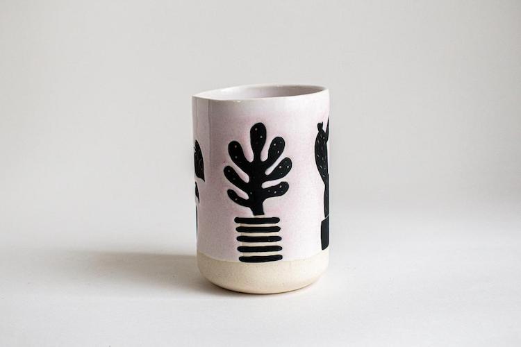 Handmade ceramic cup