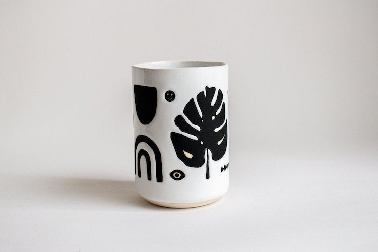 Handmade ceramic cup