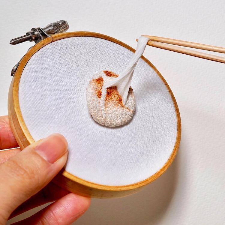 French knot embroidery by Ipnot
