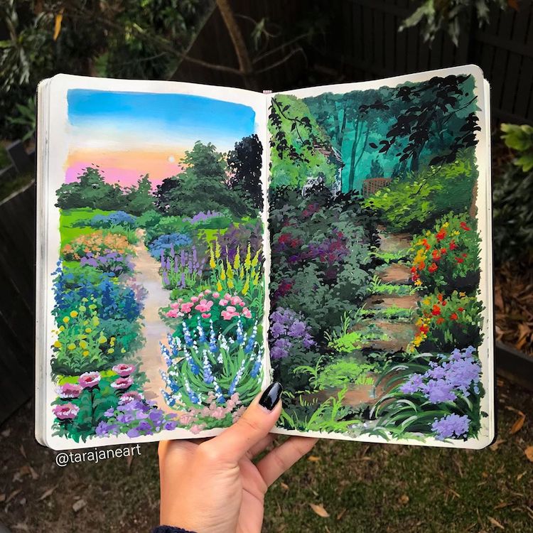 Sketchbook art by Tara Jane