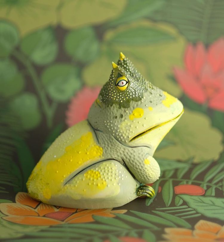 Ceramic animal sculptures by Nastia Calaca