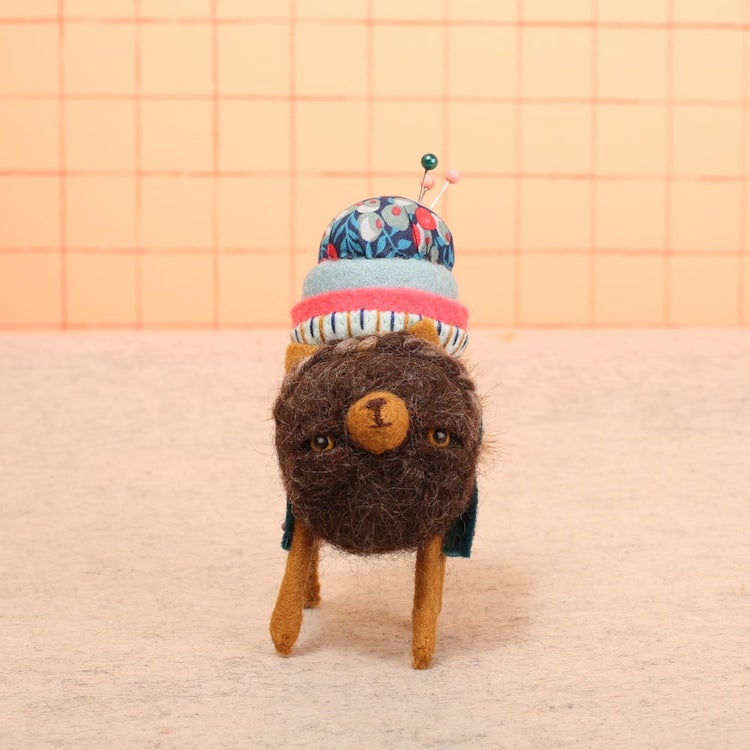 Cute dog pincushion by Cat Rabbit 