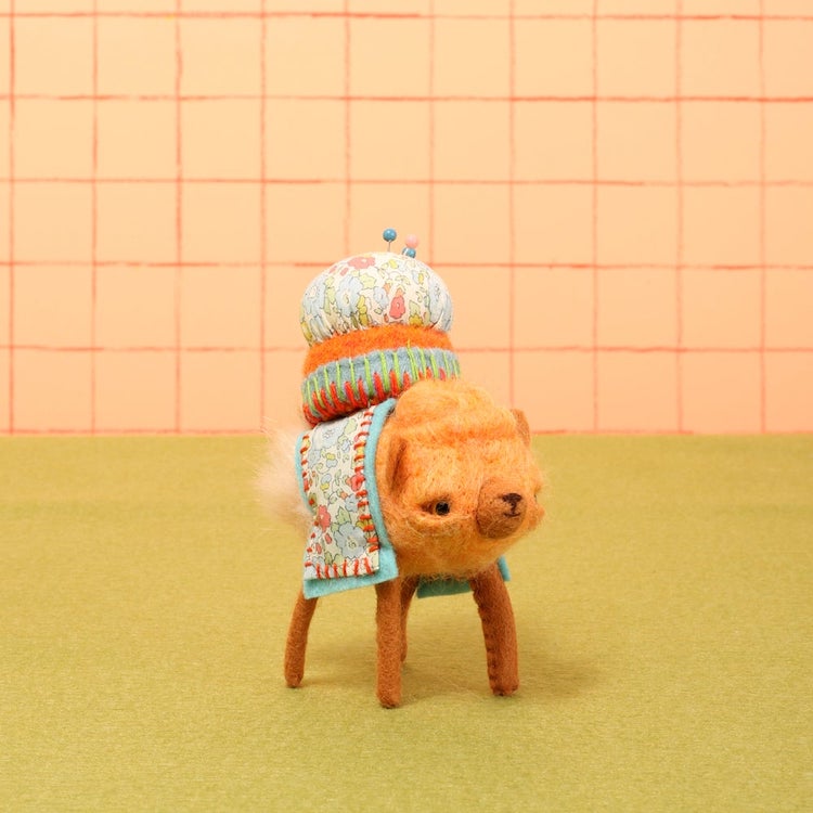 Cute dog pincushion by Cat Rabbit 