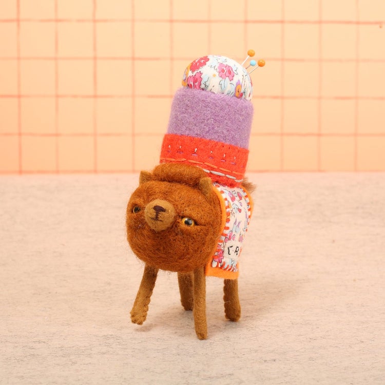 Cute dog pincushion by Cat Rabbit 