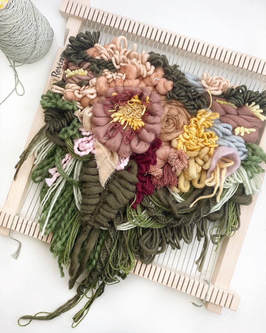 Floral wall hangings by Alyssa Ki