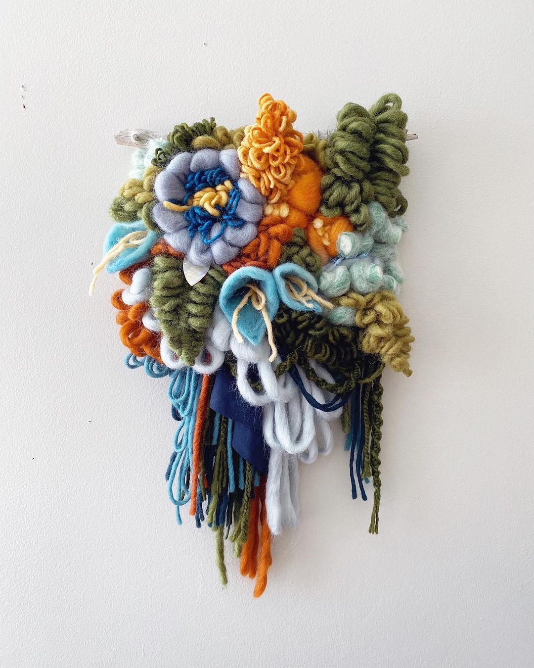 Floral wall hangings by Alyssa Ki