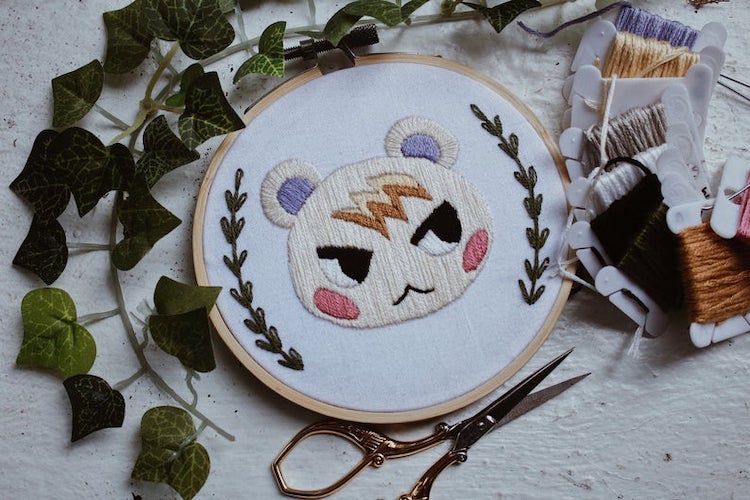 Animal Crossing embroideries