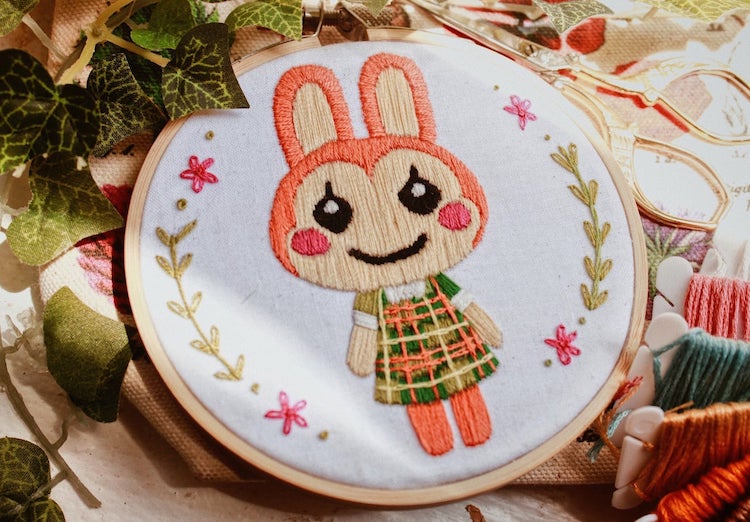 Animal Crossing embroideries