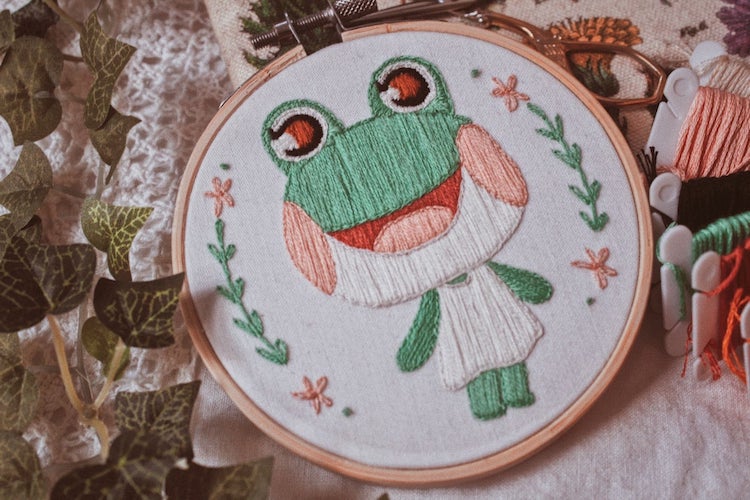 Animal Crossing embroideries