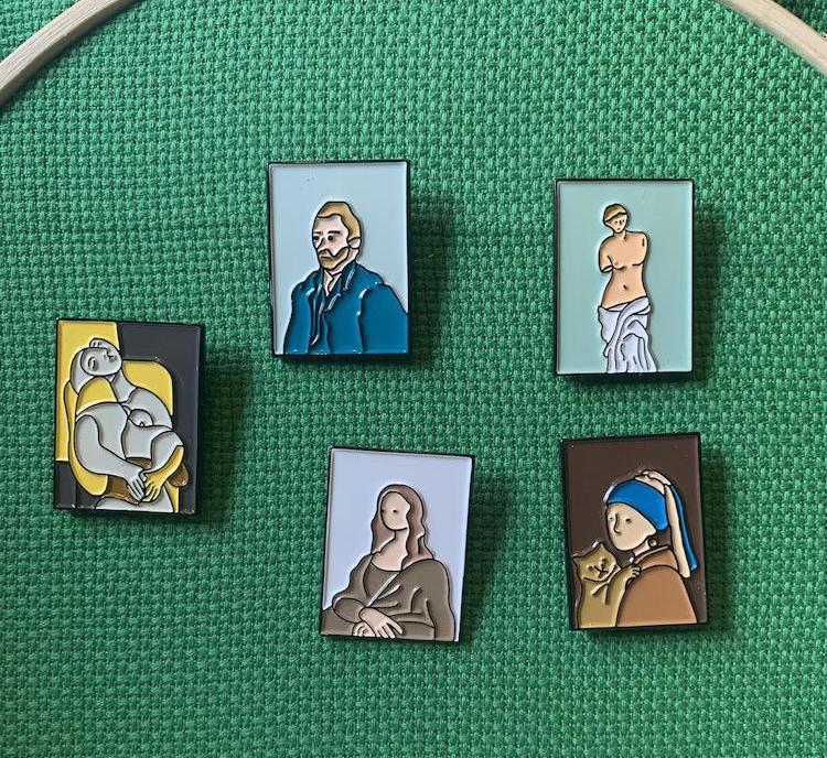 Art Inspired Needle Minders