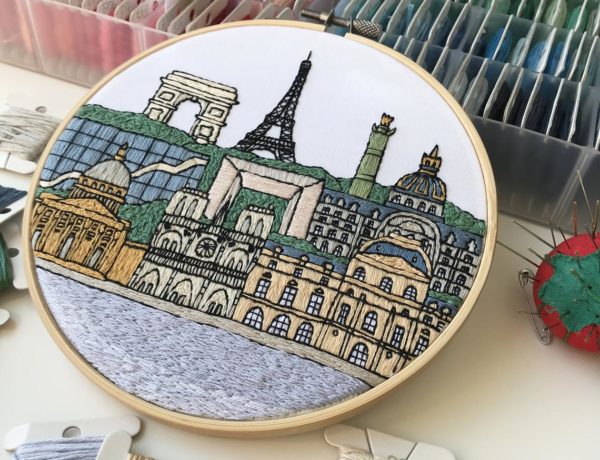 Paris Embroidery Pattern