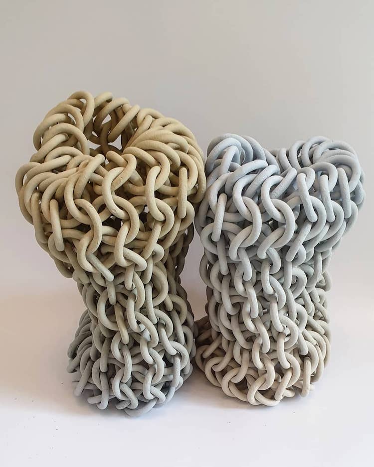 Ceramic sculpture by Cecil Kemperink