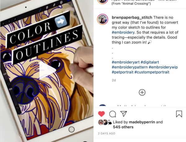 Brown Paper Stitch Instagram Reel