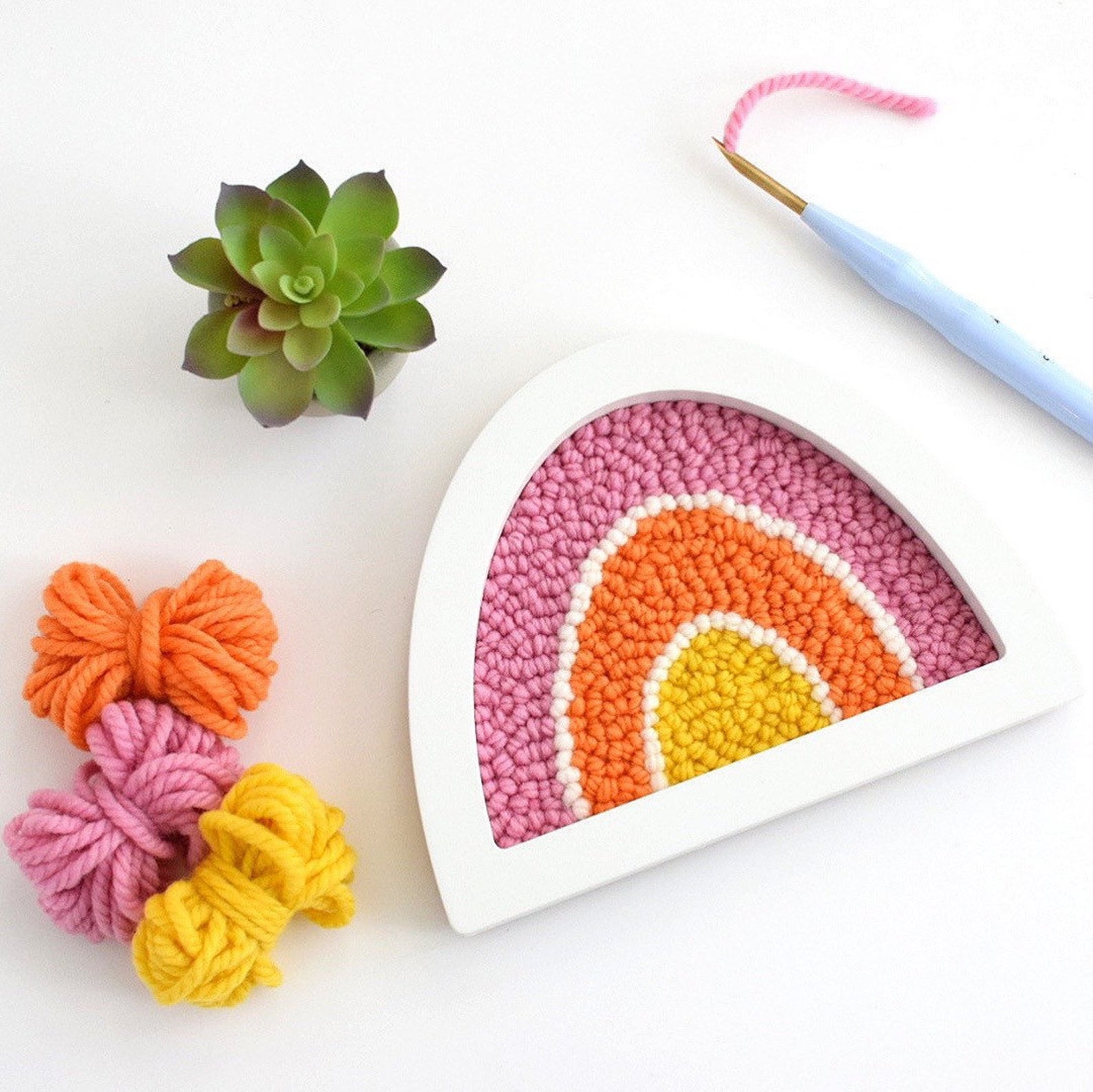 Rainbow Punch Needle Kit
