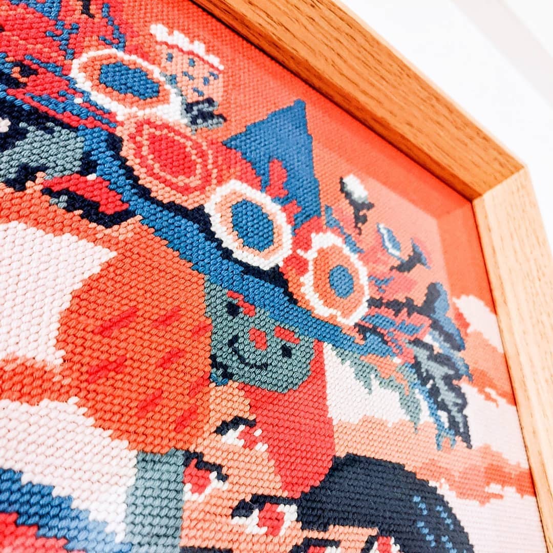 Contemporary needlepoint