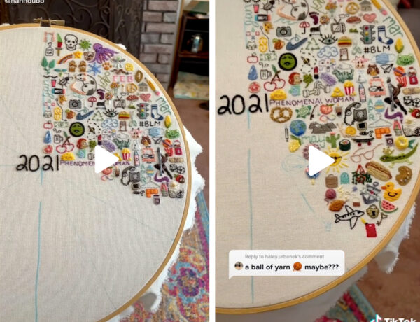 Tiktok Daily Embroidery Project