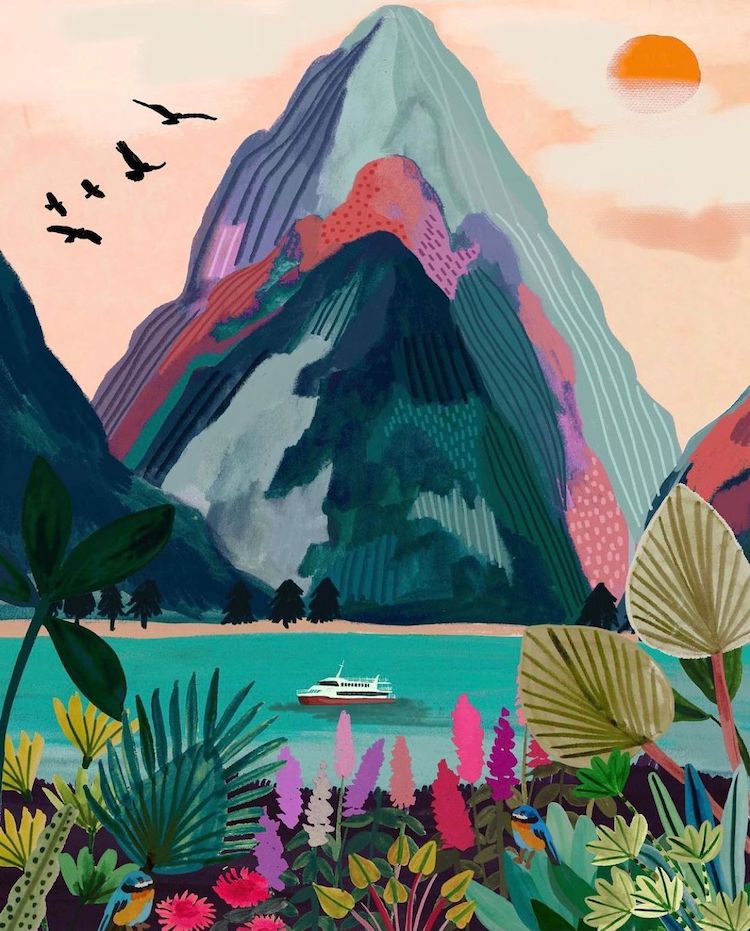 These Dreamy Illustrations Will Inspire the Wanderlust in You | LaptrinhX