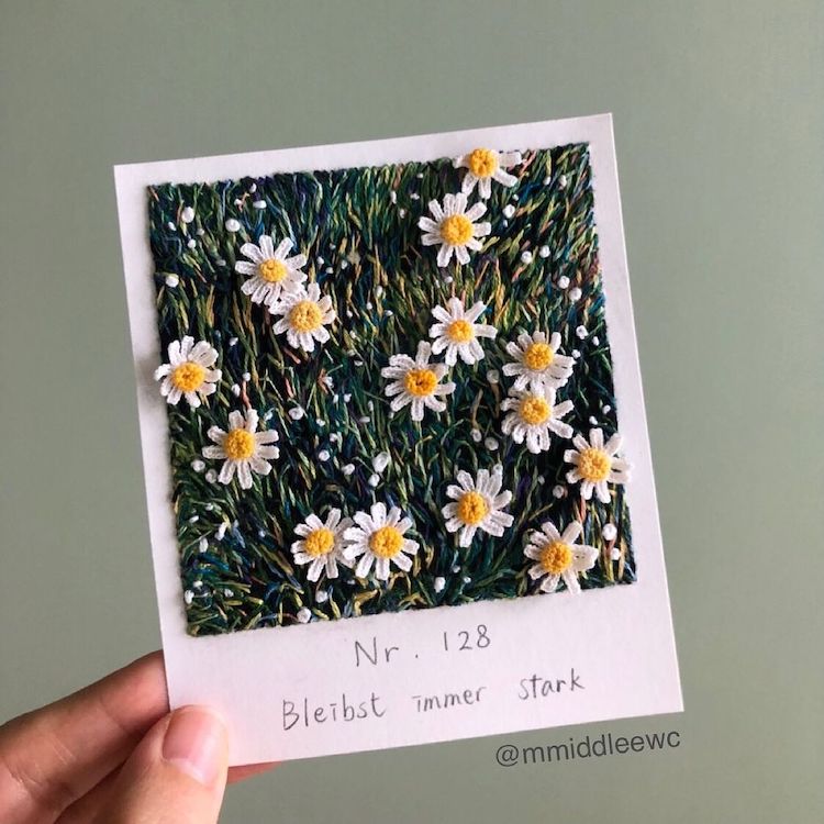 Polaroid Embroidery by Artemis