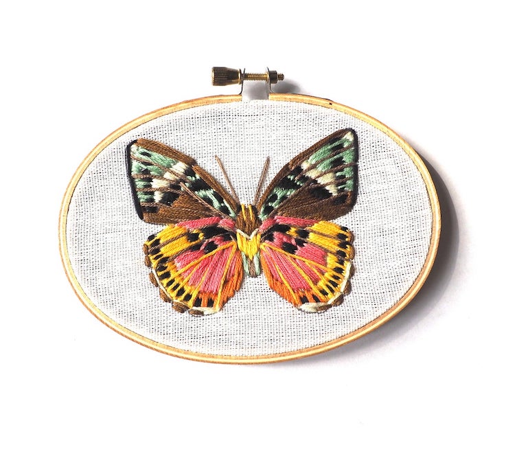 Butterfly embroidery pattern