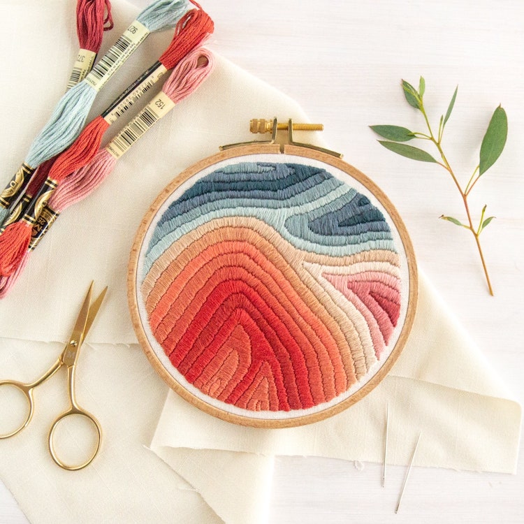 Beginner Embroidery Pattern Lark Rising