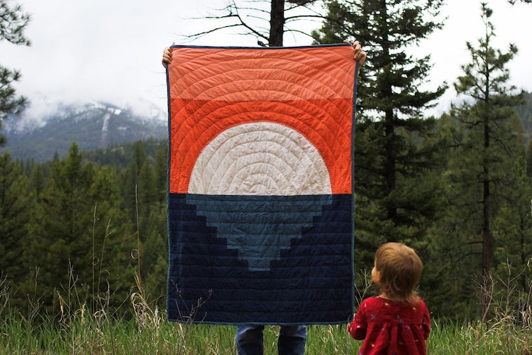 Beginner Quilt Pattern by Folkway Studio