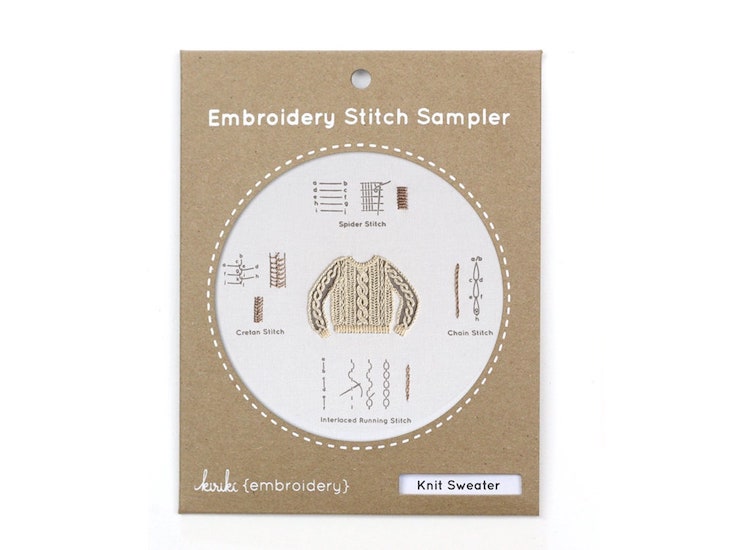 Beginner Embroidery Sampler by Kiriki Press