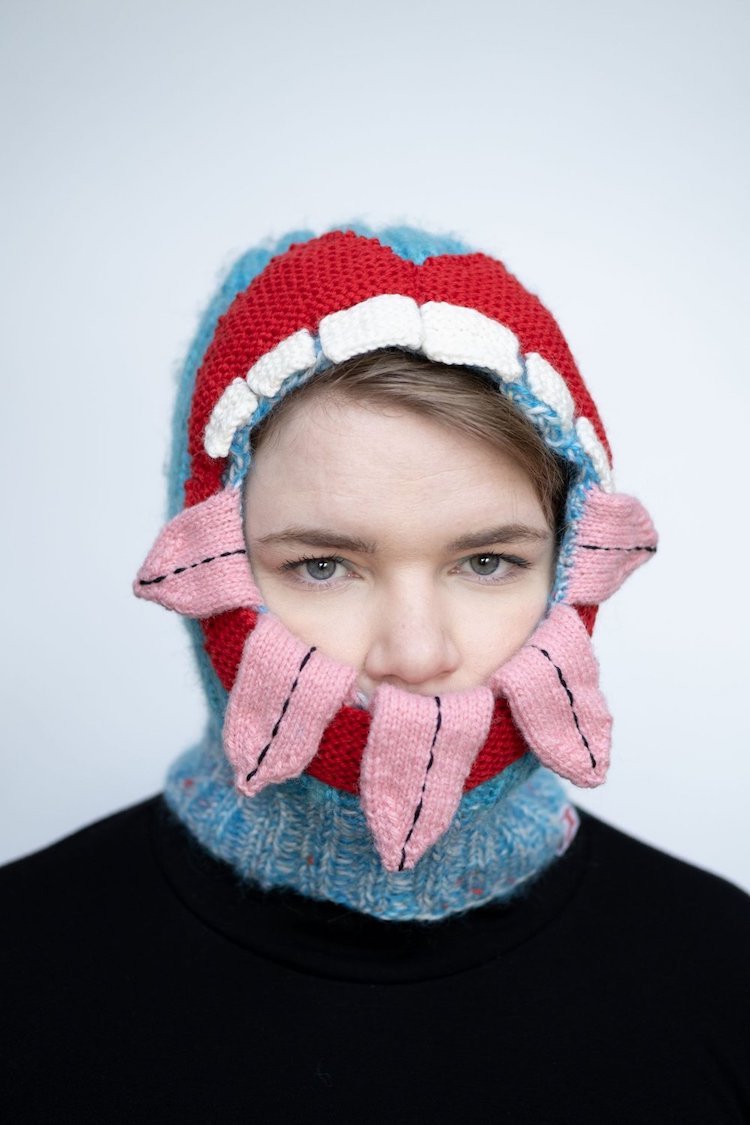 Sticking a Tongue Out to Cold Weather With This Quirky Winter Wear Brown Paper Bag