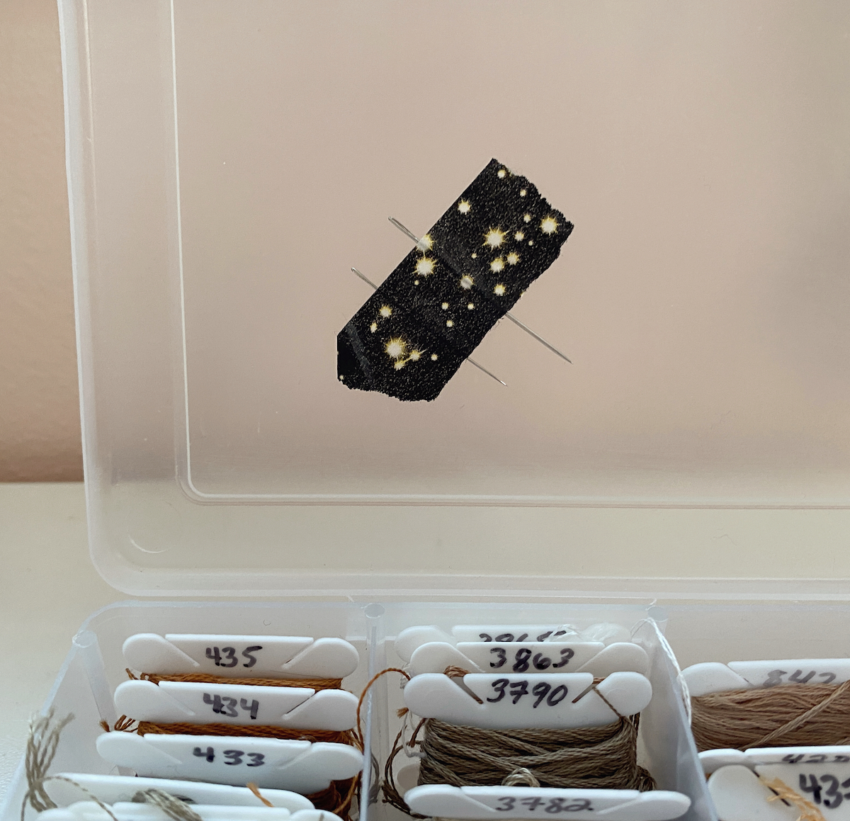 Needle Taped to the Storage Box