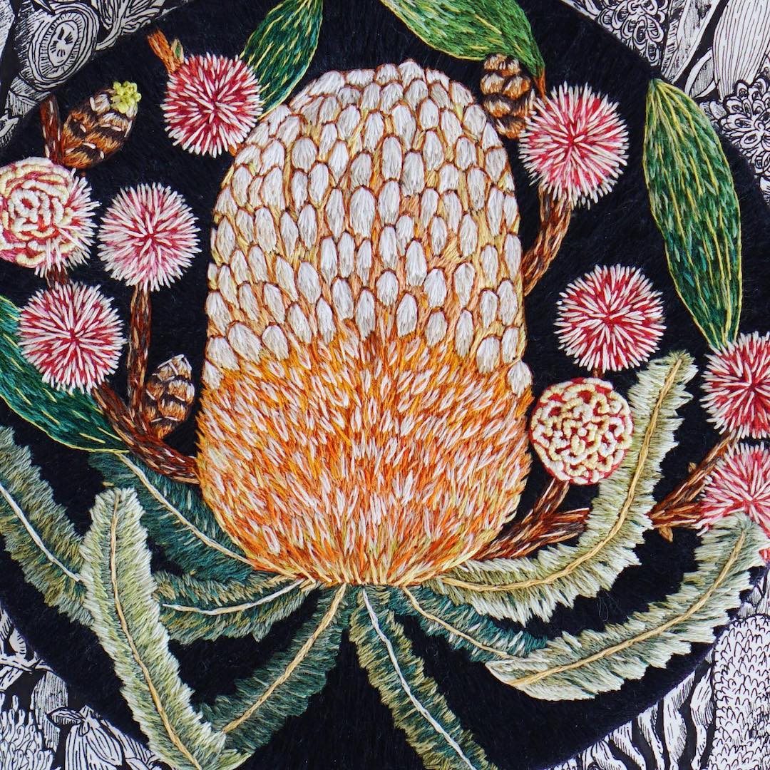 Embroidery and Drawing by Jack Buckley