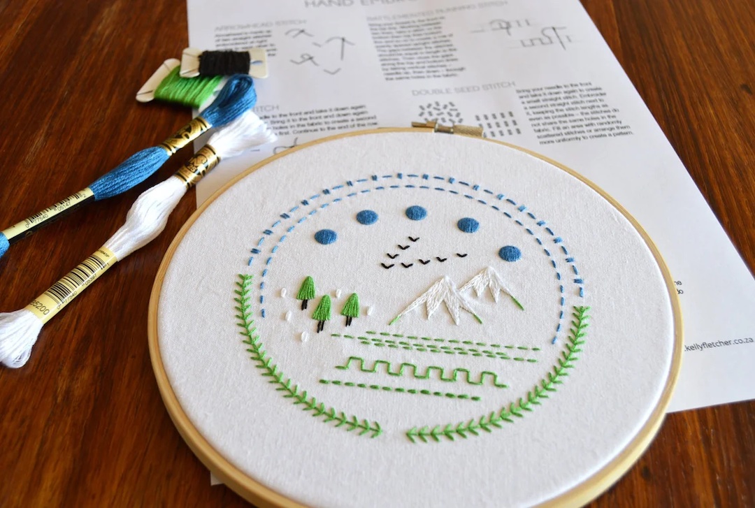 Embroidery sampler