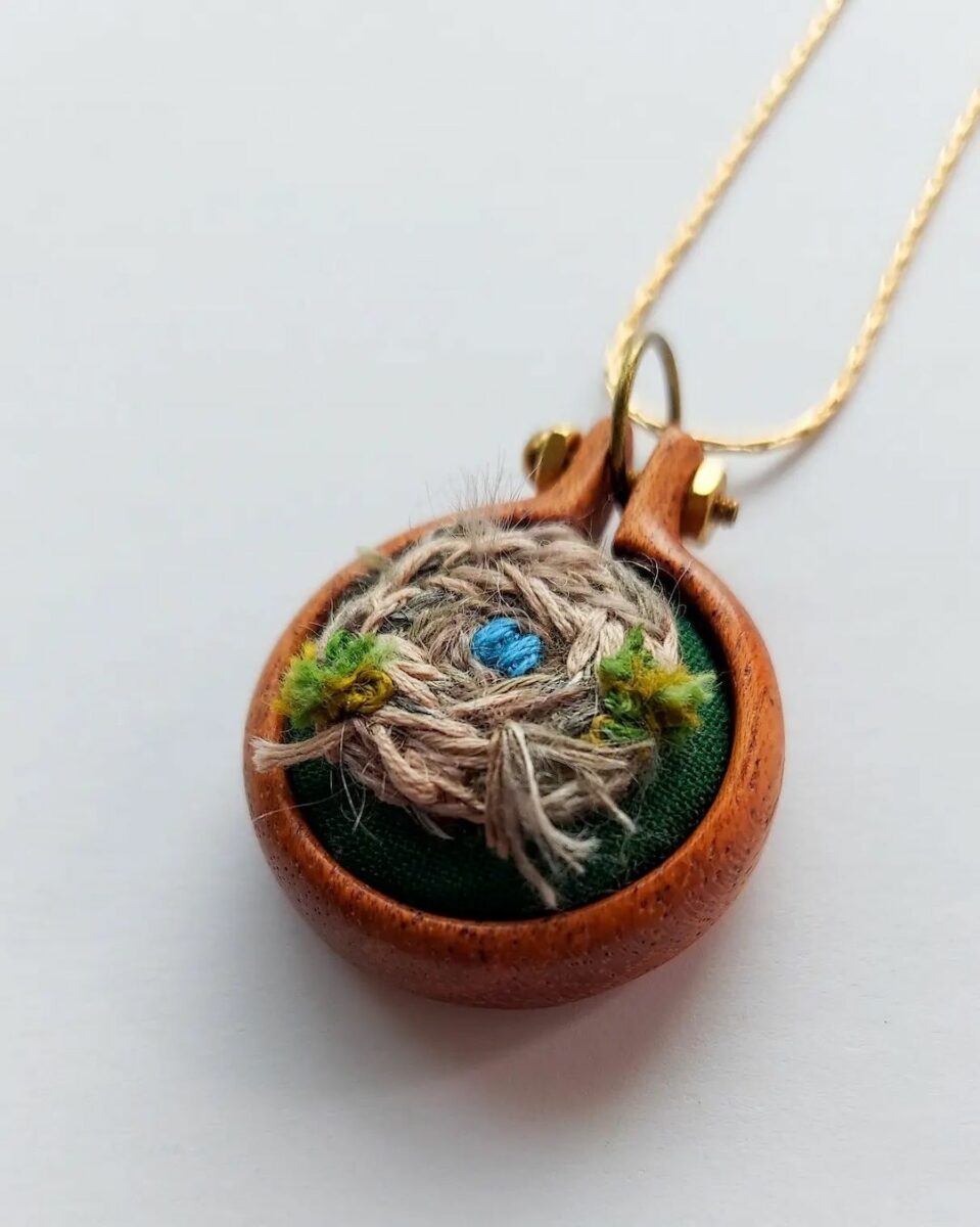 This Fiber Art Bird’s Nest Is So Well Crafted You’ll Think It’s Real