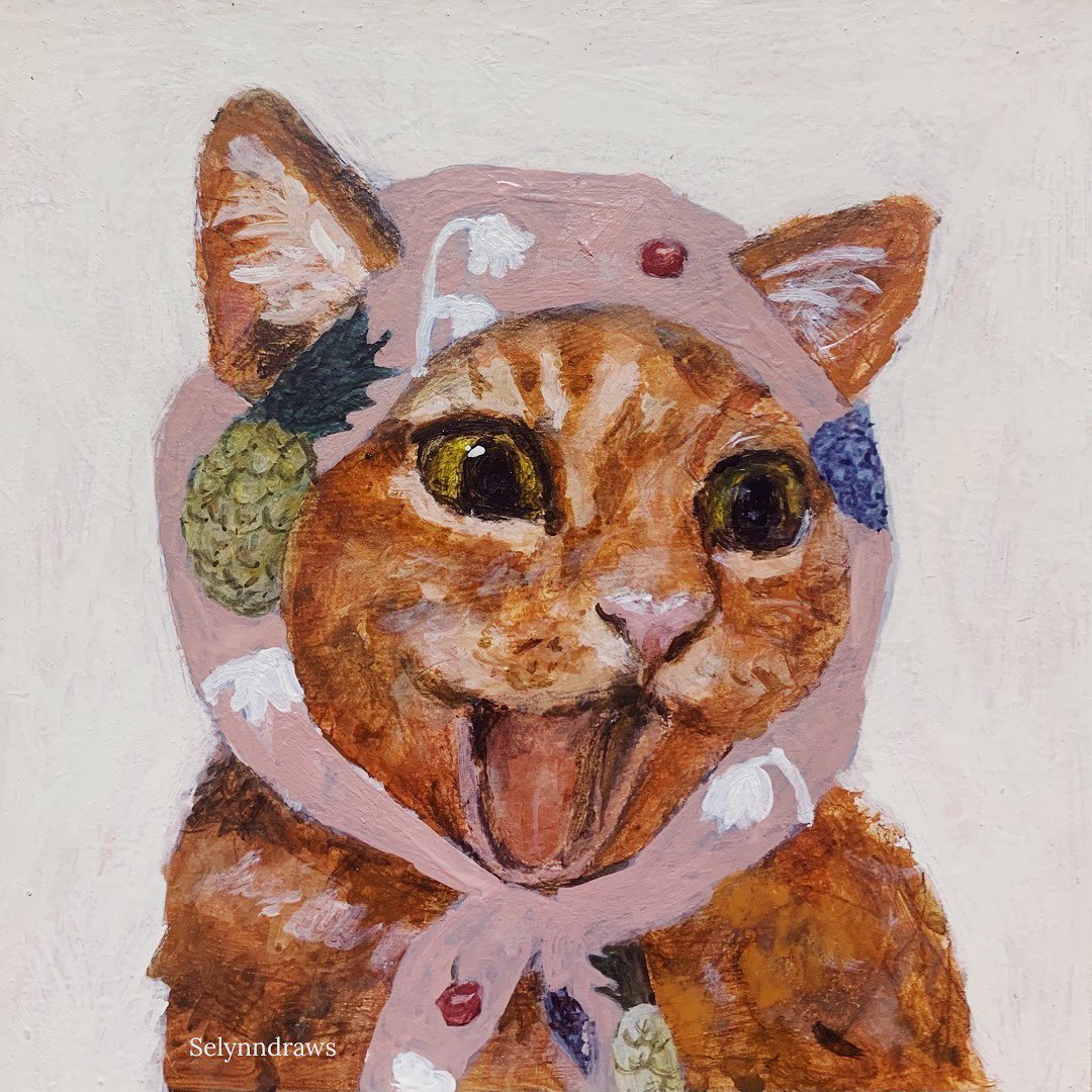Cat Paintings by Selynn Lee