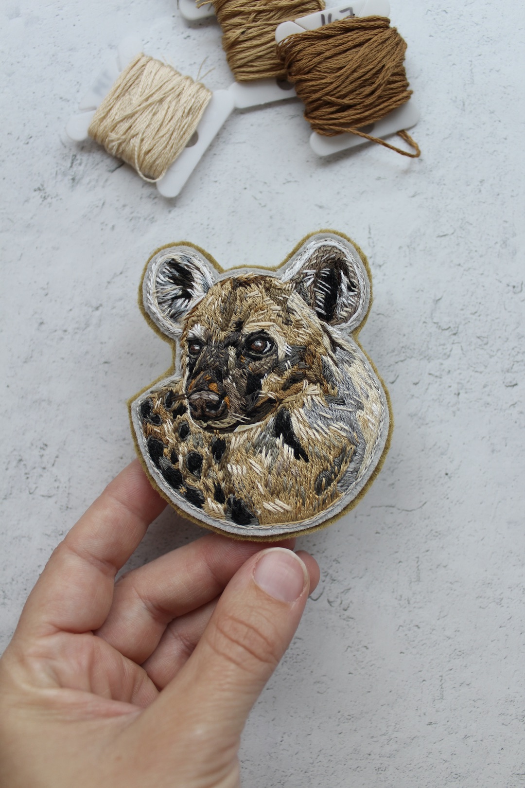 Custom pet portrait patch