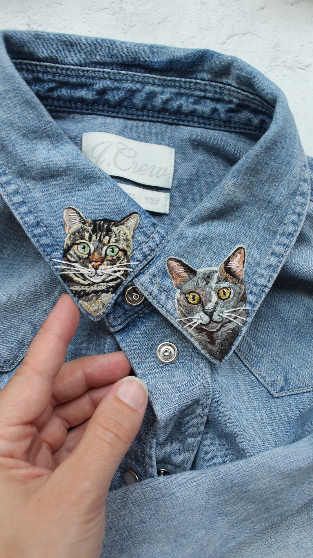 Custom pet portrait patch