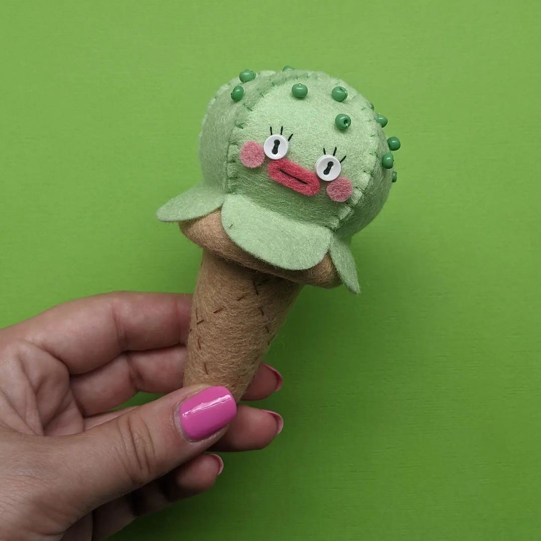 Personality-packed felt food sculptures by Mega Felt